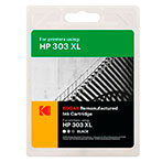 Kodak HP 303XL Blækpatron 600 sider (Genanvendt) Sort