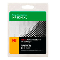 Kodak HP 934XL Blkpatron 1000 sider (Genanvendt) Sort