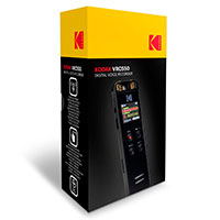 Kodak VRC550 Diktafon m/stemmestyring - 20 timer (8GB) Sort