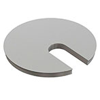 Kondator Powerdot Dekorativ Metaldæksel (75,4mm) Sølv