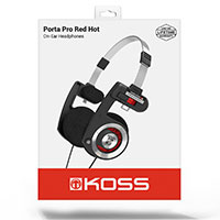 Koss Porta Pro 2.0 Hovedtelefon (Foldbar) Red Hot