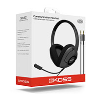 Koss SB42 Multimedia Headset (2x3,5mm) Sort