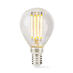Krone dæmpbar LED filament pære E14 - 4,5W (42W) 2700K