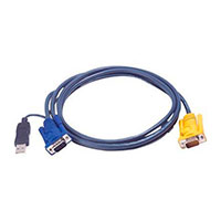KVM Kabel (SPHD15 til USB og VGA) 1,2 meter