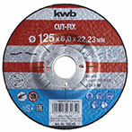 Kwb Cut-Fix Slibeskiver t/Metal (125x6x22,23mm)