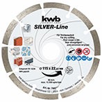 Kwb Silver-Line Diamantskæreskive (Ø115x22,23mm)