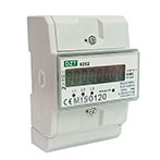 kWh mler m/LCD Kl.1 (80A) Hvid - Elteco