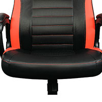 L33T Encore Junior Gaming stol (PU læder) Sort/Rød