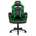 L33T Extreme Gaming stol (PU læder) Sort/Grøn
