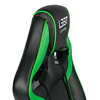 L33T Extreme Gaming stol (PU læder) Sort/Grøn