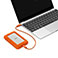 LaCie Rugged USB-C Mobile Drive Ekstern HDD Hardisk 1TB (USB-C)