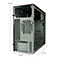 LC Power LC-2004MB-V2-ON PC Kabinet (Micro-ATX/Mini-ITX)