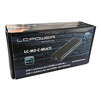 LC-Power LC-M2-C-MULTI M.2 Harddisk Kabinet (NVMe/SATA)