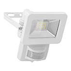 LED projektør 10W m/sensor (853lm) Hvid - Goobay