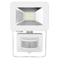 LED projektr 10W m/sensor (853lm) Hvid - Goobay