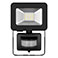 LED projektr 10W m/sensor (853lm) Sort - Goobay