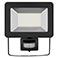 LED projektr 50W m/sensor (4260lm) Sort - Goobay