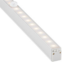 LED skabslampe m/sensor - varm hvid (3000K) 150lm