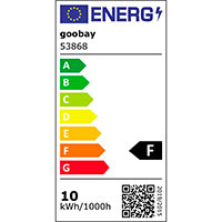 LED udendrs projektr 10W (853lm) Sort - Goobay