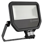 Ledvance Floodlight Projektør m/sensor (3000K) 50W - Sort