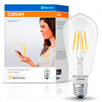 Ledvance SMART+ Edison Dmpbar LED Filamentpre E27 Klar - 5,5W (60W) Bluetooth