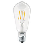 Ledvance SMART+ Edison Dæmpbar LED Filamentpære E27 Klar - 5,5W (60W) Bluetooth