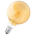 Ledvance SMART+ Globe LED Filamentpære E27 Klar/Guld - 5,5W (45W) Bluetooth