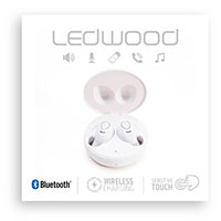 Ledwood i9 Earbuds (4 timer) Hvid