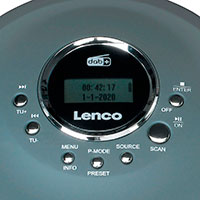 Lenco CD-400 Brbar CD-Afspiller m/DAB radio
