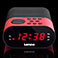 Lenco CR-07 Clockradio Vkkeur m/FM Radio (Dual Alarm) Pink