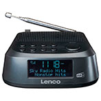 Lenco CR-605 Clockradio Vækkeur m/FM/DAB+ Radio (Sleep Timer)