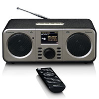 Lenco DIR-141 DAB+ Radio m/WiFi (Bluetooth/DLNA/FM/AUX/3,5mm) Sort