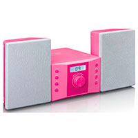 Lenco MC-013 Stereoanlg (CD/FM/AUX) Pink