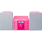 Lenco MC-013 Stereoanlæg (CD/FM/AUX) Pink