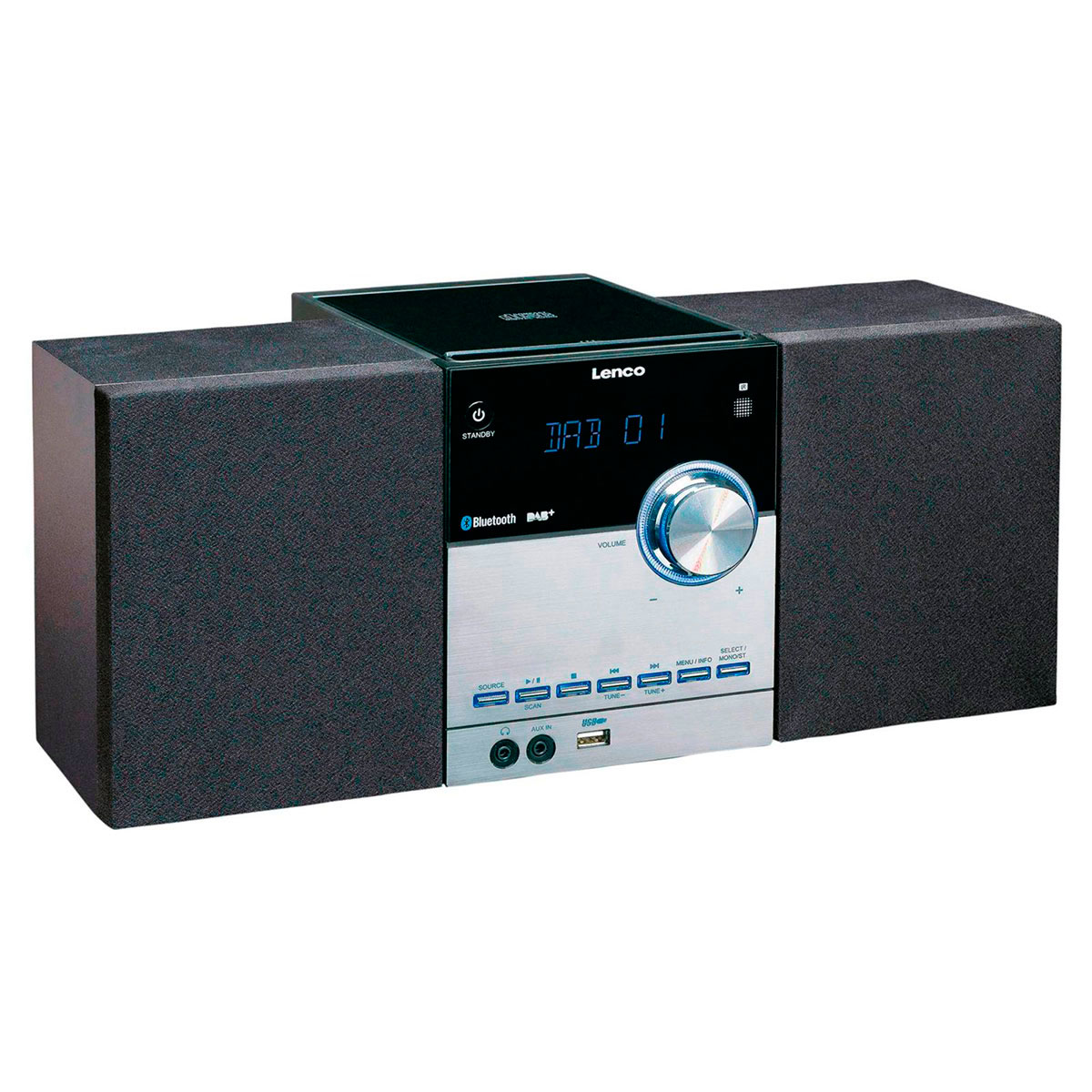 Lenco MC-150 Bluetooth stereoanlæg m/DAB+