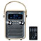 Lenco PDR-051 DAB+/FM Radio m/Alarm (BT/USB/SD) Taupe
