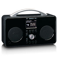 Lenco PIR-645 DAB+ Radio m/WiFi (Bluetooth/FM/AUX/3,5mm) Sort