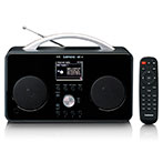 Lenco PIR-645 DAB+ Radio m/WiFi (Bluetooth/FM/AUX/3,5mm) Sort