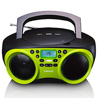 Lenco SCD-200 Boombox (CD/USB/MP3/FM/AUX) Grn