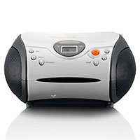 Lenco SCD-24 Boombox (CD/FM/3,5mm) Hvid