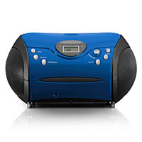 Lenco SCD-24 Boombox (CD/FM/3,5mm) Bl