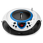 Lenco SCD-38 Boombox (CD/FM/MP3/WMA/USB/AUX) Blå