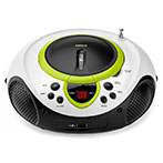 Lenco SCD-38 Boombox (CD/FM/MP3/WMA/USB/AUX) Grøn