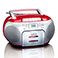 Lenco SCD-420 Boombox m/CD + Kassetteafspiller (3,5mm) Rd