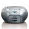 Lenco SCD-420 Boombox m/CD + Kassetteafspiller (3,5mm) Slv