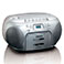 Lenco SCD-420 Boombox m/CD + Kassetteafspiller (3,5mm) Slv
