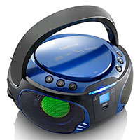 Lenco SCD-550 Boombox m/Bluetooth (CD/FM/USB/AUX) Bl