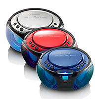 Lenco SCD-550 Boombox m/Bluetooth (CD/FM/USB/AUX) Rd