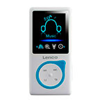 Lenco XEMIO-668 MP3 afspiller m/Display (8GB) Hvid/Blå