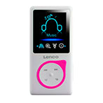 Lenco XEMIO-668 MP3 afspiller m/Display (8GB) Hvid/Pink